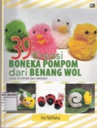 39 KREASI BONEKA POMPOM DARI BENANG WOL