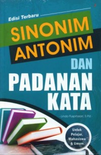 Sinonim antonim dan padanan kata
