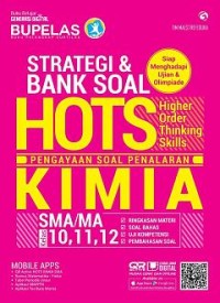 Strategi & bank soal HOTS kimia SMA  10, 11, 12