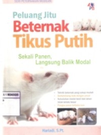 Peluang jitu beternak tikus putih