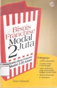 BISNIS FRANCHISE MODAL 2 JUTA