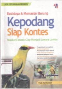 BUDIDAYA DAN MEMASTER BURUNG KEPODANG SIAP KONTES