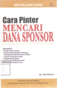 CARA PINTER MENCARI DANA SPONSOR