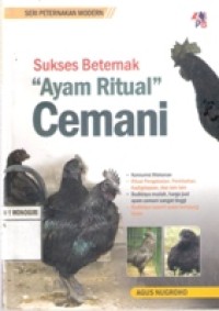 Sukses beternak ayam ritual cemani