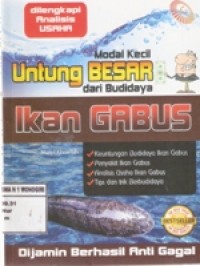 Modal kecil untung besar dari budidaya ikan gabus