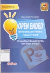 Buku hasil penelitian OPEN ENDED Berbantuan media power paint