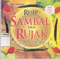 Resep sambal dan rujak  paling nendang
